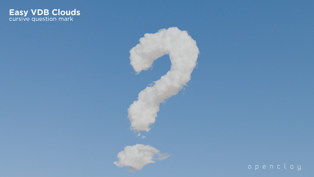 Cursive Question Mark